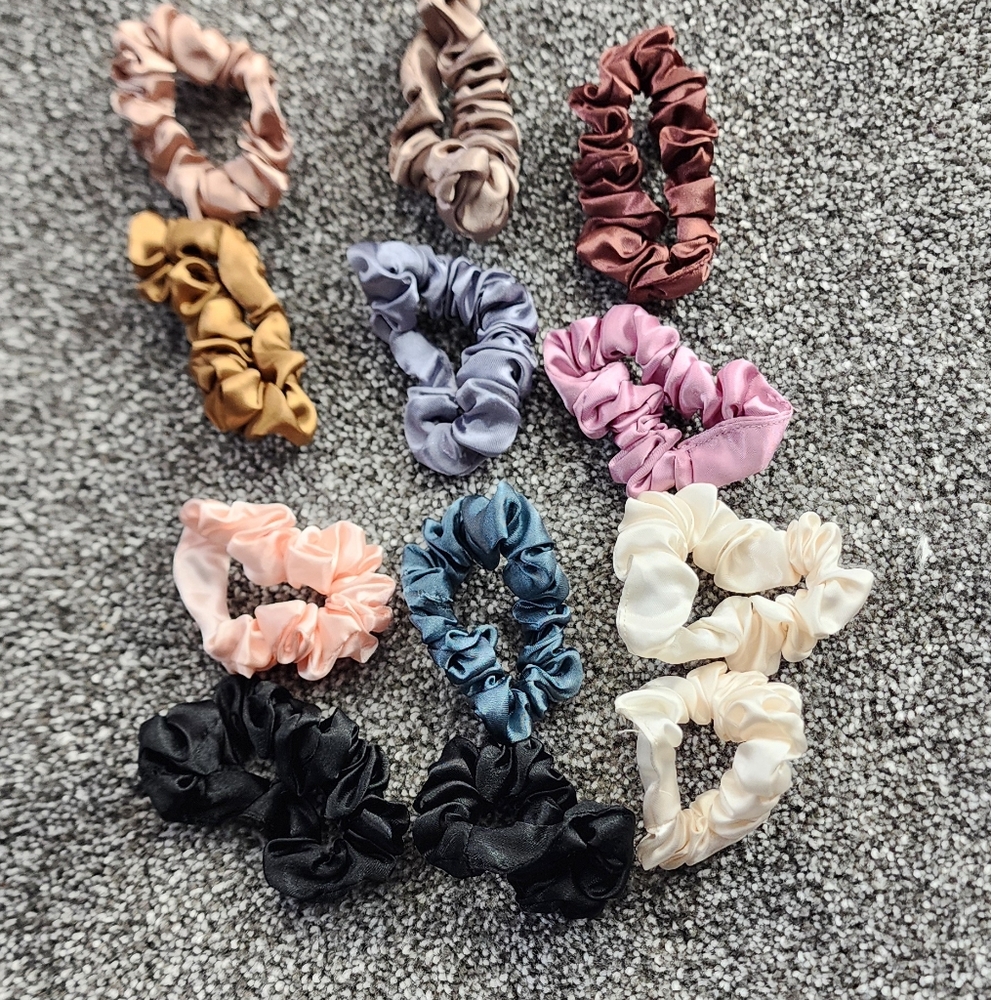 Satin Silk Hair Ties Small
